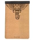 Myga Yogamatte Extra gro&szlig;e Kork-Yogamatte - Elefant, mit 6 mm Dicke