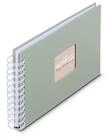 Hama Fotoalbum "Fine Art", 24x17 cm, 50 wei&szlig;e Seiten, Salbei
