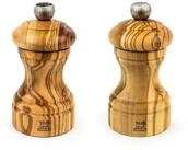 PEUGEOT Gew&uuml;rzm&uuml;hle Bistro Pfeffer- und Salzm&uuml;hle 10 cm Duo Olivenholz