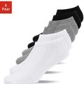 SNOCKS Sneakersocken kurze Socken f&uuml;r Herren & Damen (6-Paar) aus Bio-Baumwolle,