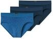Rioslip SCHIESSER "95/5 Multipacks", Herren, Gr. 4, blau (sortiert 12), Single