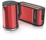 Arendo Fr&uuml;hst&uuml;cks-Set Wasserkocher 1,5l & 2-Scheiben Langschlitz Toaster,