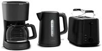 Klarstein Fr&uuml;hst&uuml;cks-Set Velaire (3-tlg), Toaster 800W Wasserkocher 1,7 L...