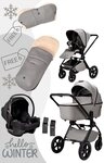 Moon Kombi-Kinderwagen Gio 2.0 Kinderwagen Winterset inkl. gratis Handmuff/Fu&szlig;sack