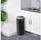 HOMCOM M&uuml;lleimer 42L, elektrisch, automatisch, mit Deckel, rostfrei, f&uuml;r Bad,