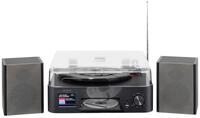 Reflexion HIF2084IR Plattenspieler (Bluetooth, WiFi, DAB+, Internetradio, Bluetooth,