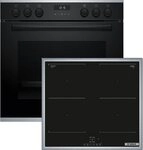BOSCH Backofen-Set Serie 6, Serie 4 HND637FH63, mit Auszug nachr&uuml;stbar, schlie&szlig;t