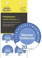 Avery Zweckform Hinweisschild Avery-Zweckform 7906 Pr&uuml;fplakette 20XX Blau 30...