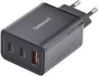 Intenso W65ACC GaN USB Ladeger&auml;t 65 W 1x USB-A, 2x USB-C&reg; Schwarz Innenbereich