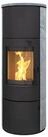 Thermia Kaminofen M&uuml;nchen XL Stahl schwarz Speckstein, 7 kW, Dauerbrand