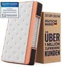 Taschenfederkernmatratze Matratze KUPFER, 25cm hoch, Taschen Federkernmatratze H3