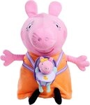 SIMBA Pl&uuml;schfigur Peppa Pig - Mama Wutz mit Evie, 33 cm