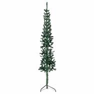 Kunstpflanze, vidaXL, K&uuml;nstlicher Halb-Weihnachtsbaum mit St&auml;nder Schlank Gr&uuml;n 180