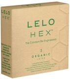Lelo Kondome HEX&trade; Organic Latex Packung mit, 3 St., aktverl&auml;ngernde Kondome...