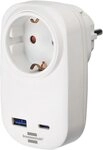 Brennenstuhl Steckdosenadapter + USB-Charger PD 1xUSB A,1xPD 20W Adapter Typ F