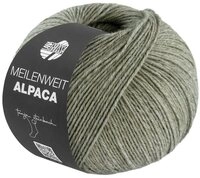 LANA GROSSA Meilenweit 6-fach 150g Alpaca uni H&auml;kelwolle, 390 m