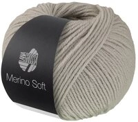 LANA GROSSA MERINO SOFT Wolle H&auml;kelwolle, 125 m (Weiches Mischgarn aus Merinowolle