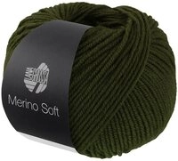 LANA GROSSA MERINO SOFT Wolle H&auml;kelwolle, 125 m (Weiches Mischgarn aus Merinowolle