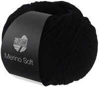 LANA GROSSA MERINO SOFT Wolle H&auml;kelwolle, 125 m (Weiches Mischgarn aus Merinowolle