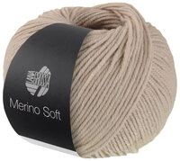 LANA GROSSA MERINO SOFT Wolle H&auml;kelwolle, 125 m (Weiches Mischgarn aus Merinowolle