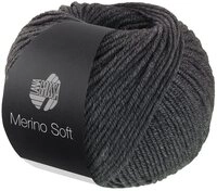 LANA GROSSA MERINO SOFT Wolle H&auml;kelwolle, 125 m (Weiches Mischgarn aus Merinowolle