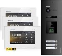 Balter Video-T&uuml;rsprechanlage EVO HD Fingerprint und RFID f&uuml;r 3 Familienhaus 3x
