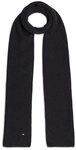 Tommy Hilfiger Strickschal TH FLAG PIMA COTTON CASH SCARF, mit Logostickerei,...