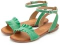 LASCANA offener Schuh, Sandale Sandalette, Sommerschuh aus hochwertigem Leder mit