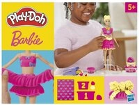 Play-Doh Knetform-Set Play-Doh Barbie Spielset R&uuml;schen & Schleifen