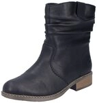 Rieker Winterboots, Winterstiefelette, Blockabsatz, Warmfutter, geraffter...