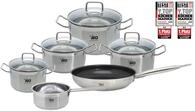 Elo Basic Topf-Set Basic Profi Duo Therm Topfset 6-teilig, Edelstahl (Set, 10-tlg),