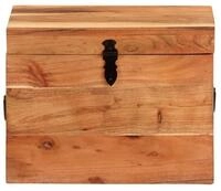 vidaXL Aufbewahrungsbox Aufbewahrungsbox 39x28x31 cm Massivholz (1 St) braun