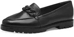 Tamaris Slipper Loafer, Slipper, Schlupfschuh mit eleganter Zierkette schwarz...