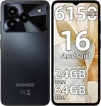 DOOGEE NOTE56 12GB RAM+64GB ROM/TF 2TB, Android 16 Smartphone (16,66 cm/6.56 Zoll, 64