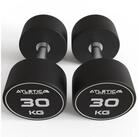 ATLETICA Kurzhantel Polyurethan Rundhanteln Paar, 2,5 kg - 40 kg, Extrem robust