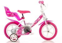 Dino Bikes Kinderfahrrad 12" Little Heart Kinderfahrrad stabiler Stahl-Rahmen