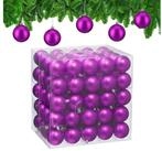 relaxdays Weihnachtsbaumkugel Weihnachtskugeln 100er Set (100 St), Pink