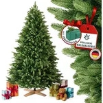 MERRY TREE K&uuml;nstlicher Weihnachtsbaum Luxus Kunst-Tannenbaum, 100 % PE-Nadeln,