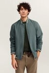 bugatti Collegejacke Regular Fit wasserabweisend trotz leicht perforiertem Oberstoff