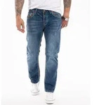Rock Creek Straight-Jeans Herren Jeans dicke N&auml;hte RC-2270 blau W40 L30