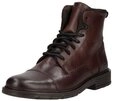 Bullboxer Dark brown black leather Schn&uuml;rstiefel