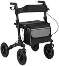 COSTWAY Rollator Gehhilfe mit Luftbereifung, Aluminium, bis 140 kg