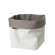 blomus Dekokorb ARA Wendekorb, SandTaupe, Kunstfaser, H 26 cm, B 23 cm, T 23 cm,
