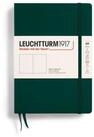 Leuchtturm1917 Notizbuch Medium A5 Hardcover Forest Green Blanko gr&uuml;n