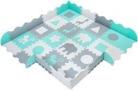 Moby-System Laufstall Schaumstoff-Puzzlematte XL 150 x 150 x 1 cm mit Rand,...
