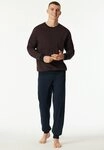 Schiesser Schlafanzug Comfort Essentials (2 tlg) mit angenehmen B&uuml;ndchen