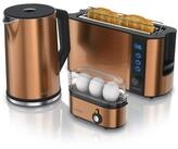 Arendo Fr&uuml;hst&uuml;cks-Set (3-tlg), Wasserkocher 1,5l, 2-Scheiben Toaster, 3er