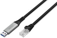 Digitus USB 3.2 Gen1 - RJ45 Ethernet Kabel, 1Gbit/s, 3m USB-Kabel