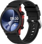 Popglory S136 Smartwatch (3,7 cm, android ios), Smartwatch mit AMOLED Display,