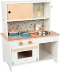 Small Foot Spielk&uuml;che Kinderk&uuml;che Terrazzo kompakt Holz, Metall
